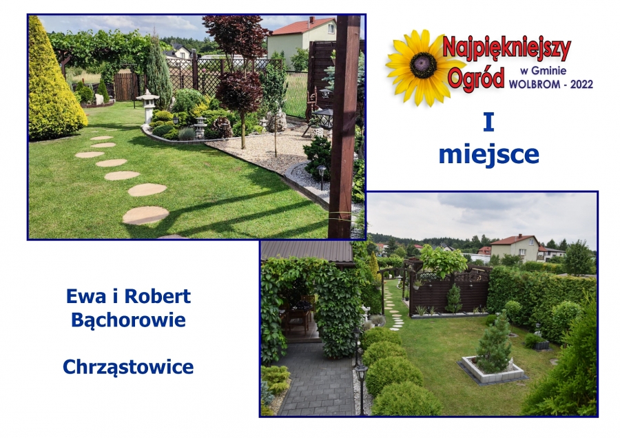 Rozstrzygnięcie konkursu „Najpiękniejszy ogród w gminie Wolbrom 2022”